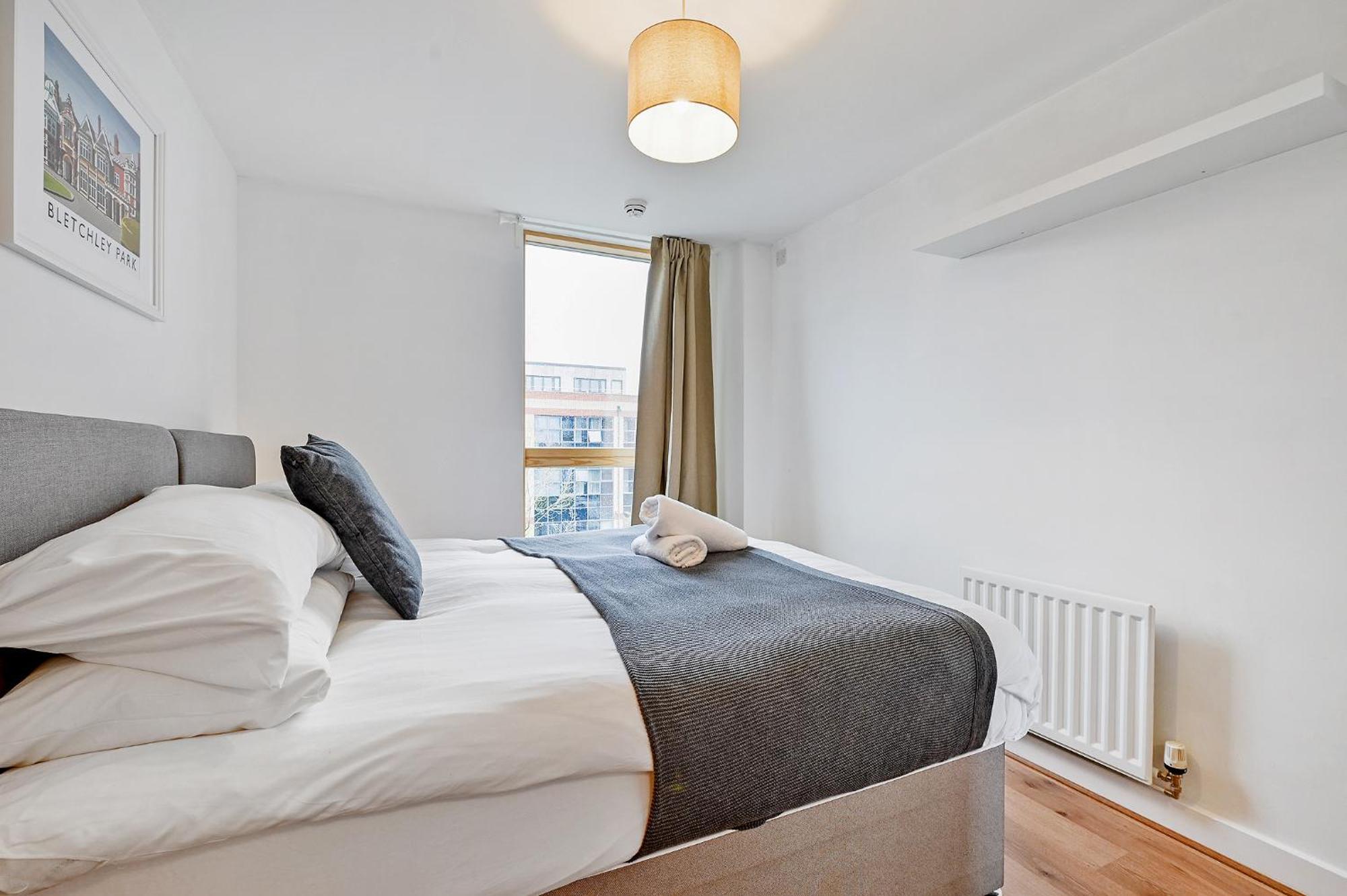 The Vizion Serviced Apartments From Pincott Properties - Free Parking, Private Balcony, And Wifi Milton Keynes Bagian luar foto